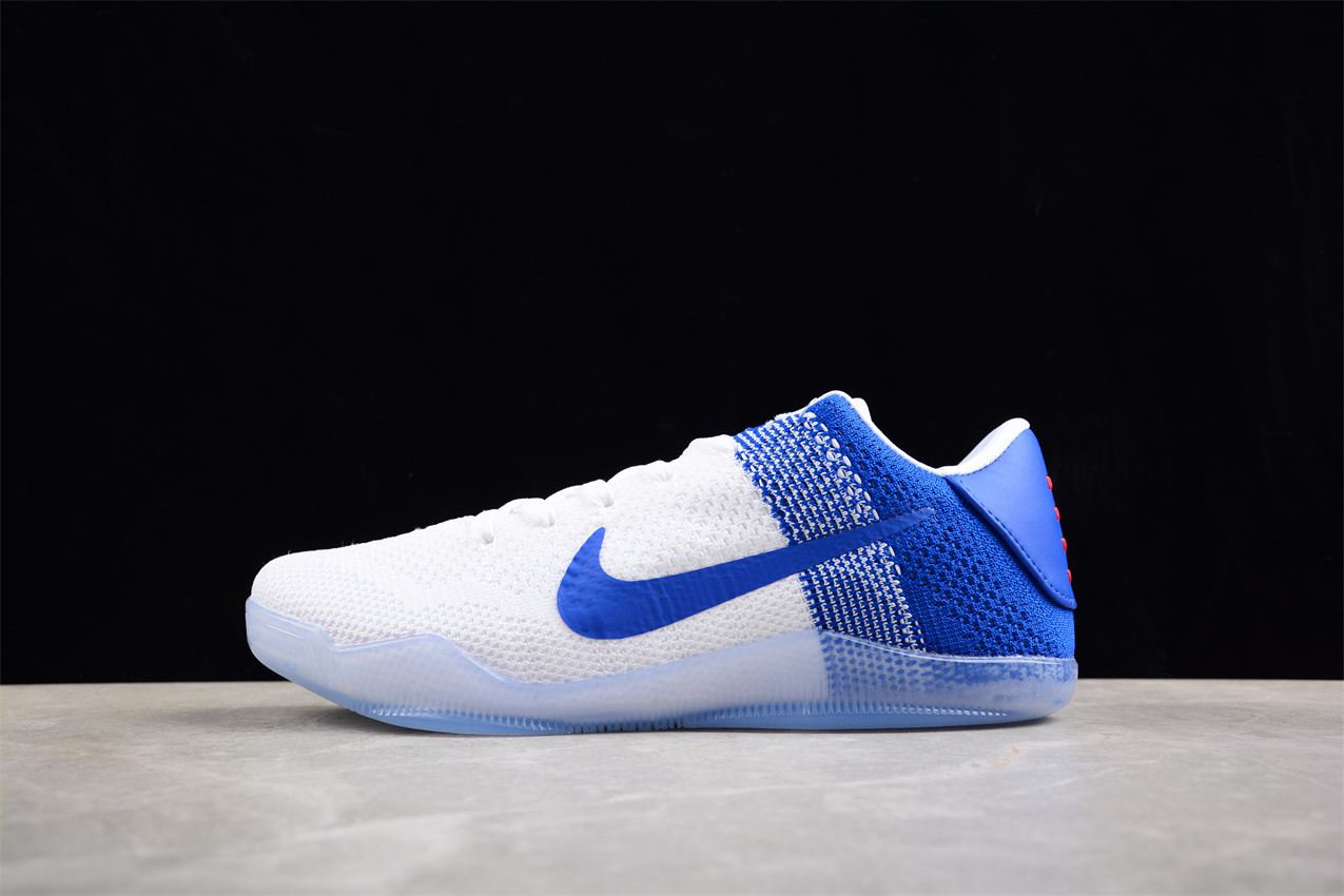 Nike Kobe 11 Elite Low White Blue